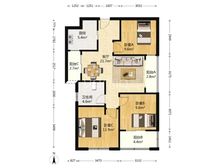 正南 中海御景熙岸 3室2厅