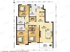 下沉式花园,南北通透,大开间,小区景观位置