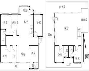 诺和木勒地铁口 电力家园 顶楼带露台 上下一边大 可按揭