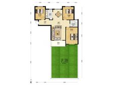 一楼带60平花园,纯毛坯,证件齐全,随时看房