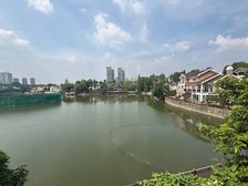 蓝湖郡一线临湖豪装独栋别墅,2+1户型,单层面积260平米