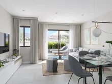 马萨洪港(Puerto de Mazarrón)带阳光露台的