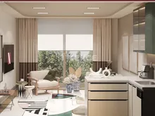 安塔利亚阿克苏大型项目中的朝南公寓