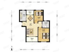 浦江馨都,精装修,南北通,临近地铁口,小区花园位置,采光充足