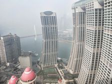 重庆地标扬帆起航 头排正看江 开发商奢装 侧看江