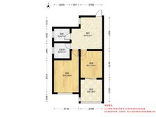 芝巷小区 电梯两房一厅,边套全明,新普陀+梅陇