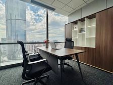 东三环呼家楼地铁上盖 泰康金融大厦450平精装遗留带家具出租