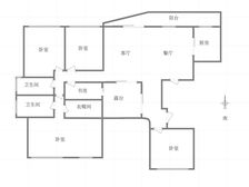 255万 九曲河 龙湖揽境清水大平层 带空中花园