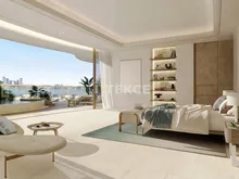 位于标志性朱美拉棕榈岛上的豪华临海公寓