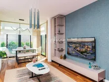 靠近博德鲁姆设施的带泳池的独立别墅