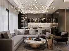 阿拉尼亚奥巴宁静地区带泳池的时尚别墅