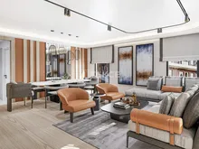 伊兹密尔(Izmir)带游泳池的小区公寓,靠近地铁站