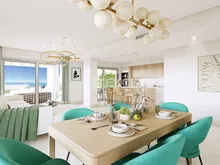 风景优美的公寓配有宽敞的露台,位于贝纳哈维斯(Benahav