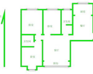 南北通透水天伊色3室2厅
