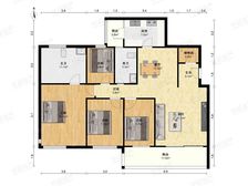 二次装修,中央空调地暖都有,随时看房