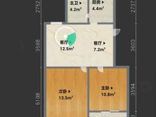 锦绣曙光2室2厅1卫南朝向105.0万元/套出售