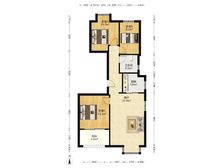 一梯一户 边套 动静分离 三房两厅一卫 私密性高