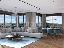 伊斯坦布尔乌斯屈达尔(üsküdar)近海博斯普鲁斯海峡景观