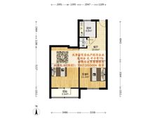 扶轮 四楼两室 南北向 可贷/款 总价低 河北一片