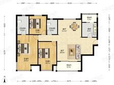 2013年房龄,电梯中区大三房,南北通近地铁,带地下产权车位