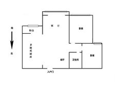 正南国际生态城北区2室2厅精装修