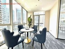 特价80元!三面采光看市民中心景,高层朝南电梯口,6+1隔间