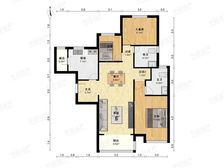 新上老业主委托。后来南北通3房。精装修带地暖。诚意售。