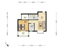 红光6号线旁 精装套一 首付5万 即买即住 满二 拎包入住