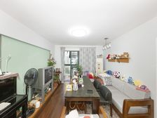 九歌花园高区,标准飞机三房户型,厅是那样的