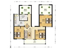 南北通透浦发绿城1960弄小区3室2厅