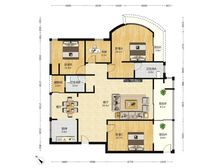真实房源、海华东盟公馆东边套 大4房2厅、地铁口