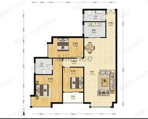 新区,王城大道旁,洛浦公园边,公务员小区,3室2厅,全新精装