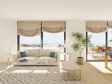 马拉加托雷莫利诺斯 (Torremolinos)海滨的独特公