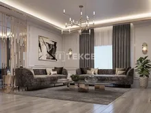 安塔利亚 Alt?nta? 区三卧复式公寓(位于某小区内)