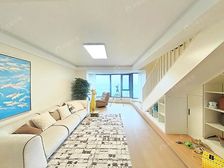 全新精装修300万 送100平大露台 空中复式 全新装修没住