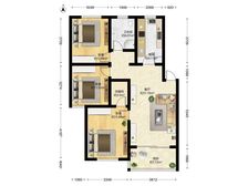 真源小区 110.56平3居 南北向精装修 视野无遮挡