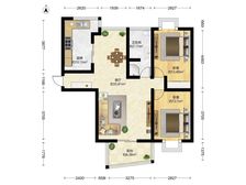 金沙雅苑三期 102.22平2居 南北向精装修 自住保养好