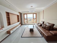 奥体谷德锦恒信御峰127平米三室两厅精装全新家具59.8万