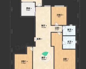 金隅大成郡三期3室2厅2卫南朝向319.0万元/套出售