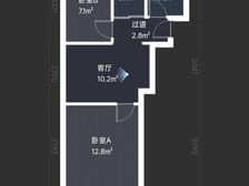 双轨交7/13,业主诚心出售,好楼层,采光好,南北通!