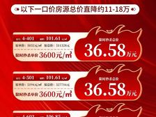 总价35万买一套3房,单价3600“双城海岸”现楼交付
