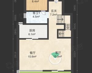 涌潮印4室2厅2卫南朝向550.0万元/套出售