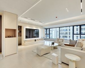 文化路2024年新房样板间 181平 3室和客厅都朝阳出税