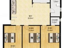 天印大道天印农贸菜场门口 馨绿园精装3房2厅2卫送储有车位