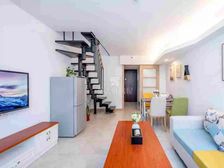 集美桥头堡 复式2房2厅2卫 调高5米 万科里楼上