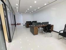 CBD河南大厦140平3房间,精装落地窗,5号线众意西路站