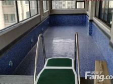 (带泳池实用近600平)维科月湖花园顶复揽月湖全景,空中别墅