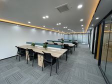 CBD河南大厦250平4房间,精装落地窗,5号线众意西路站