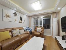 自住装修花了20万,满二,家里装修很到位,楼层居中!