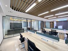 CBD海联大厦200平4房间,精装落地窗,5号线商务区站